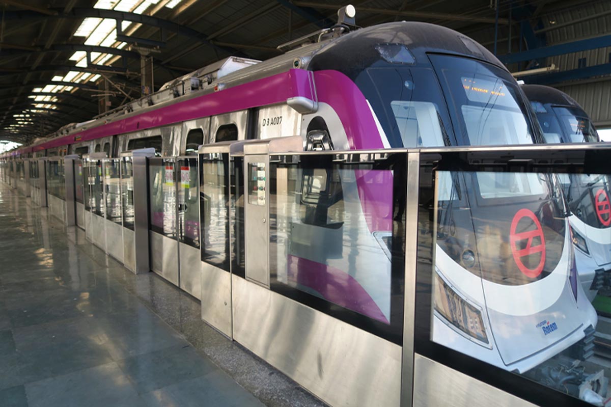 know why delhi metro lines are named as red blue pink yellow