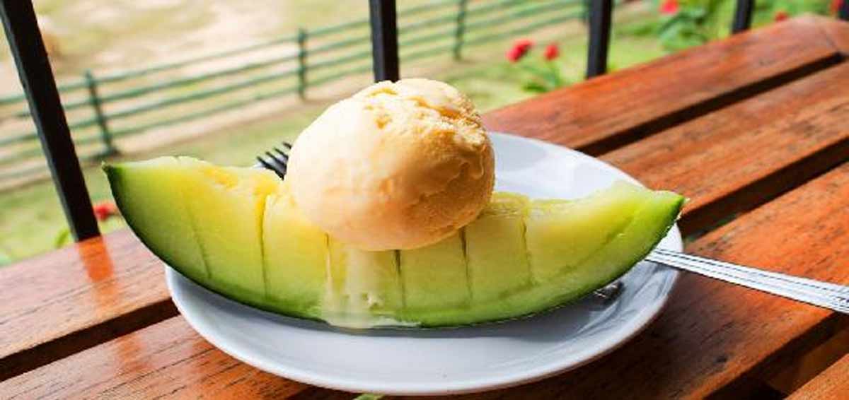 muskmelon icecream recipes for summer in hindi