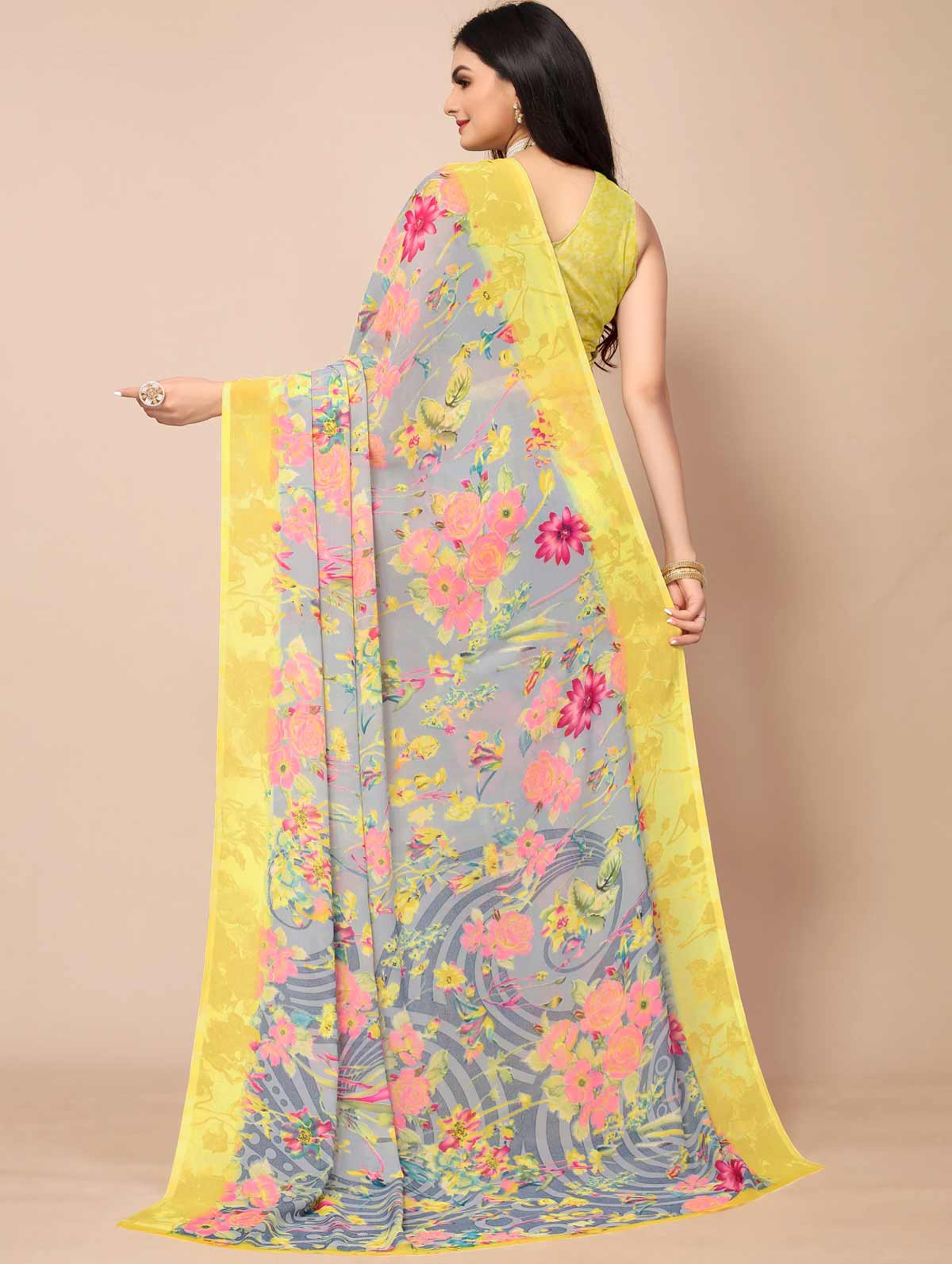 printed saree under Rs