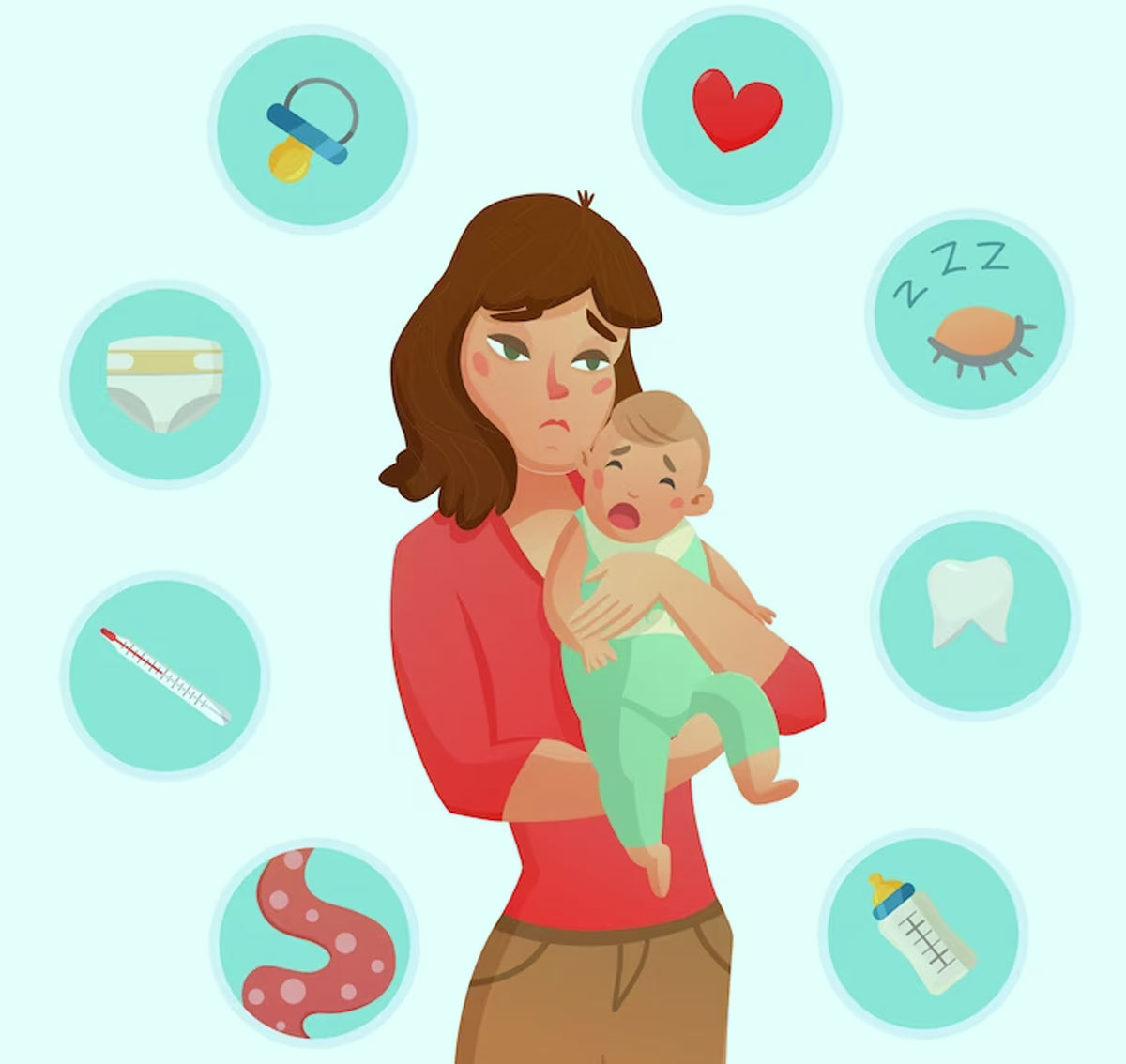 signs of a stressed baby