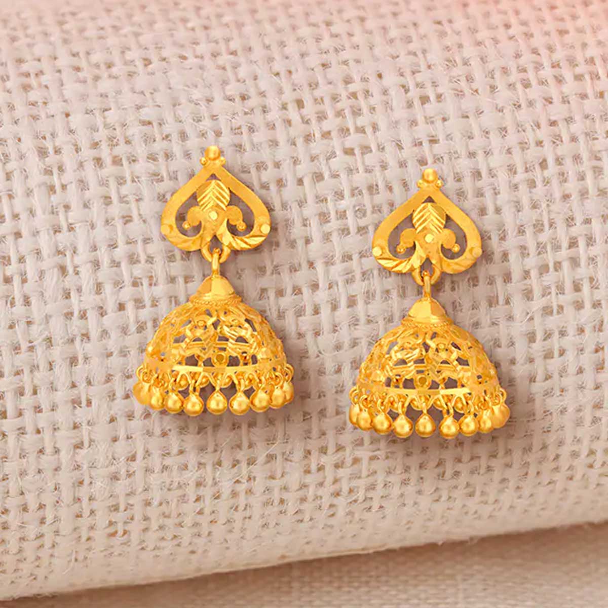 small jhumka for ladies