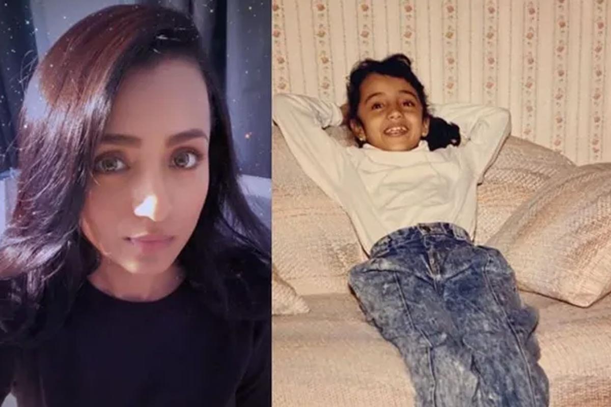 trisha childhood