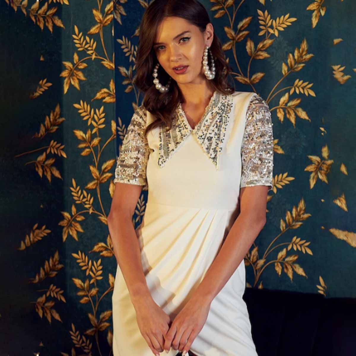 Sequence work bodycon dress