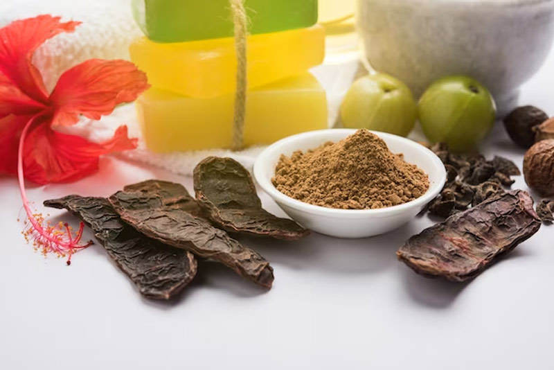 Shikakai For hair colour