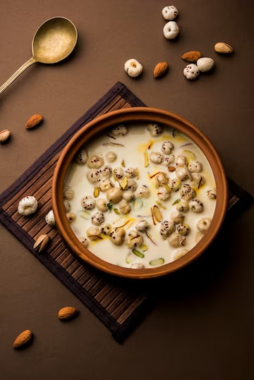 foxnut and milk to gain weight