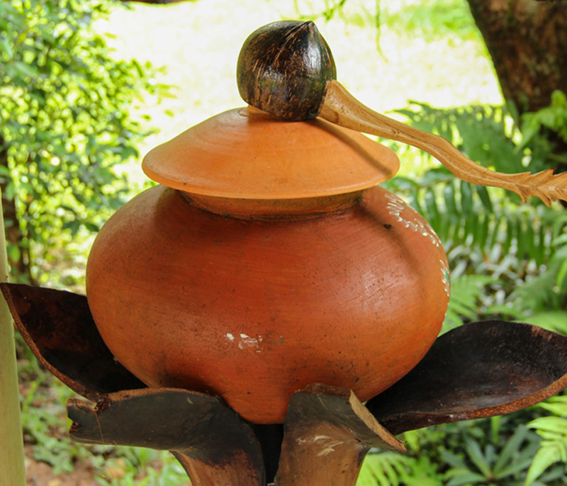 how to fix a leaking water clay pot