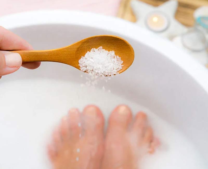 how to use epsom salt for swelling