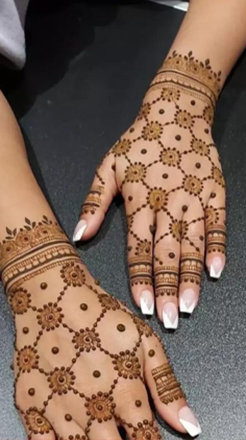 jaal mehndi design