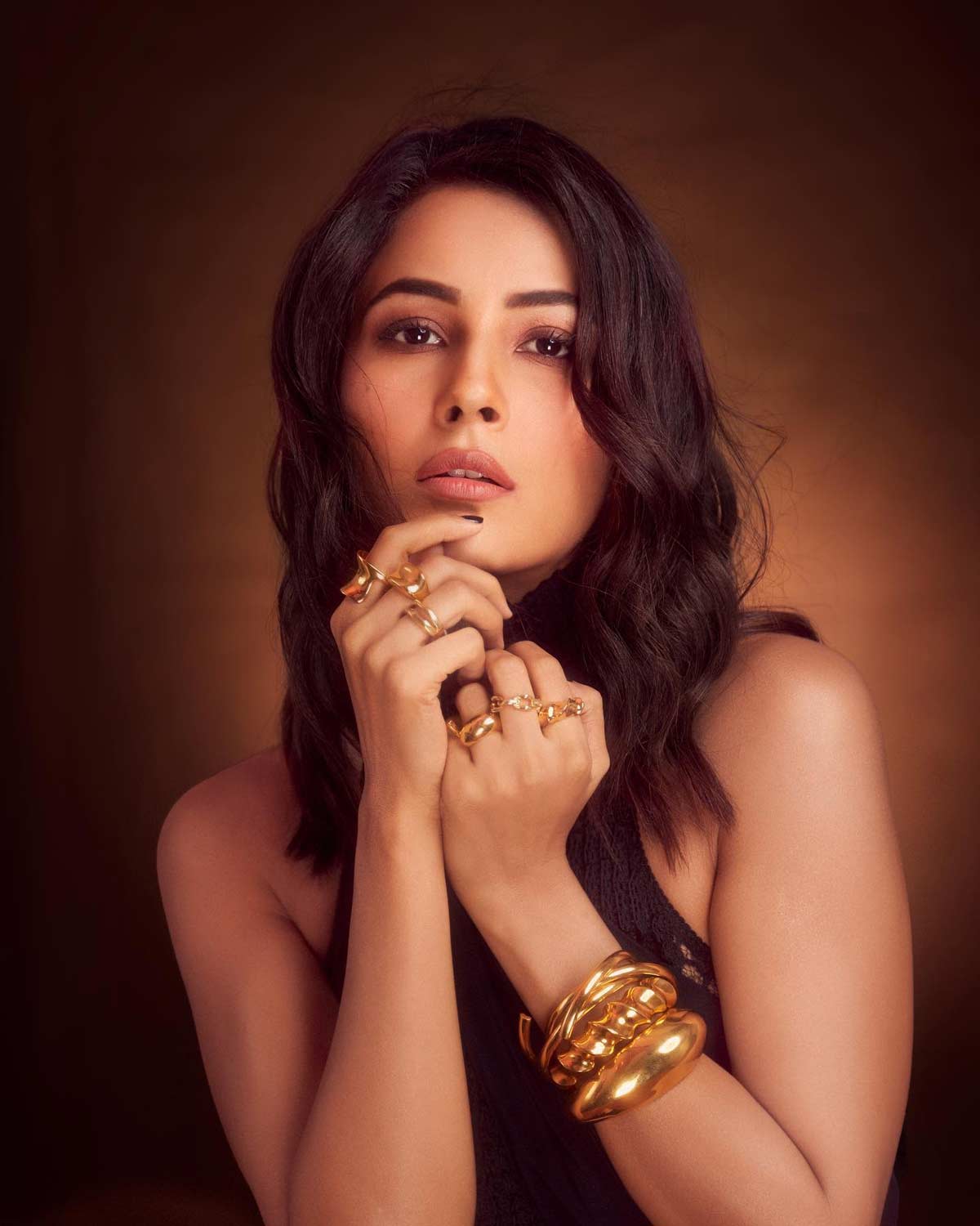 nude makeup look shehnaaz gill