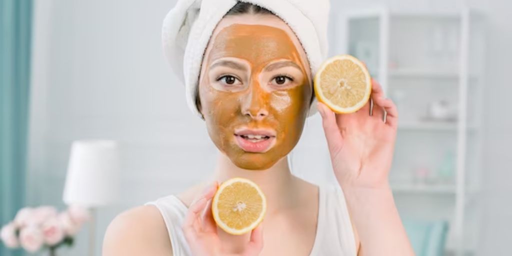 orange facial bleach