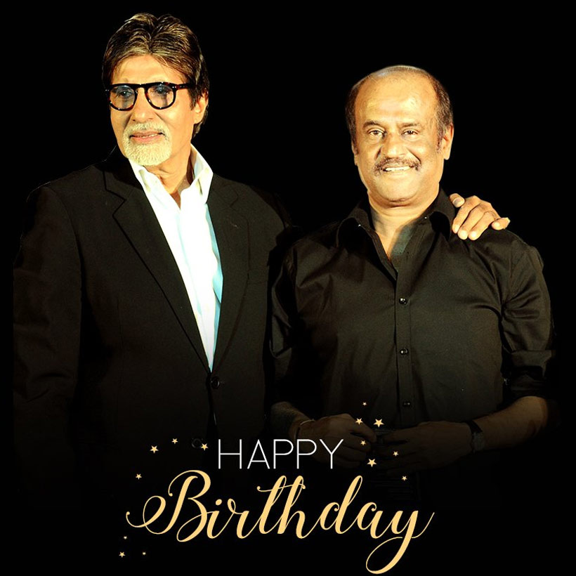 Rajinikanth with Amitabh Bachan