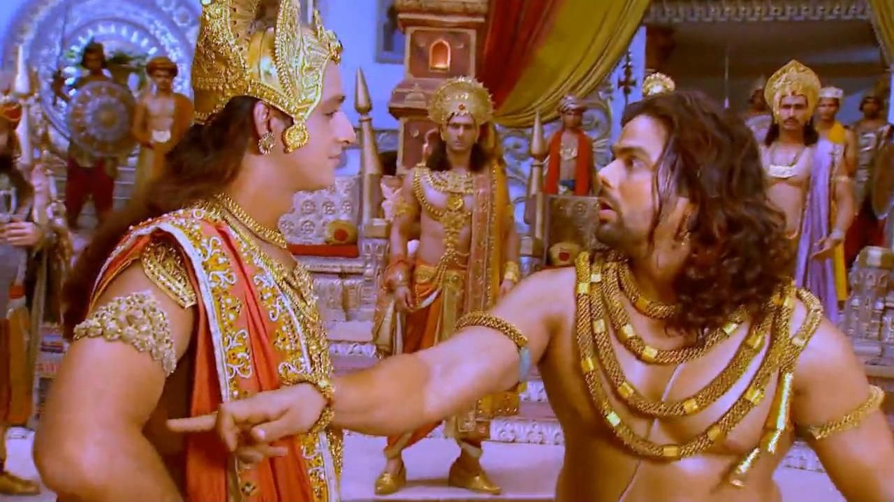 duryodhan ne shri krishna ko kya sanket diya