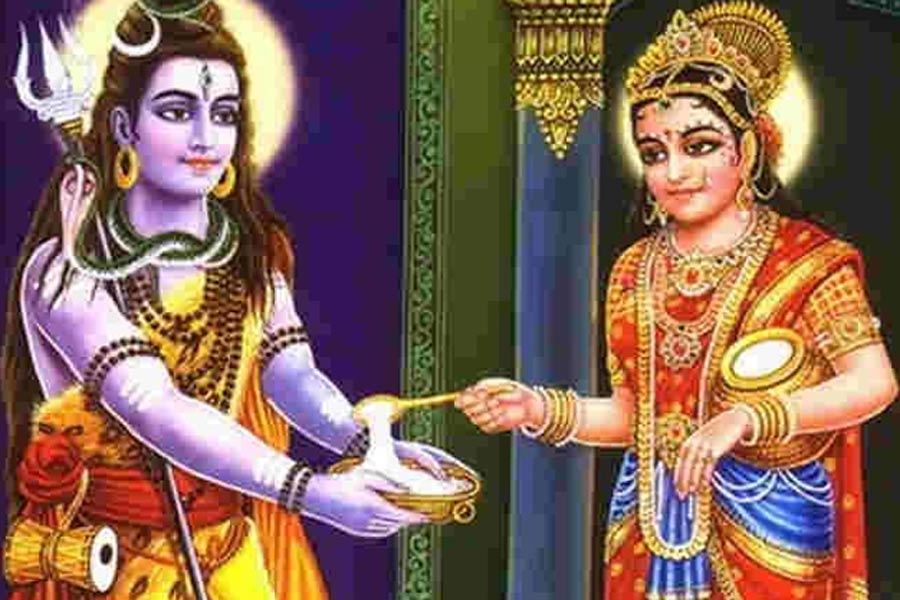 how to worship lord annapurna devi at home
