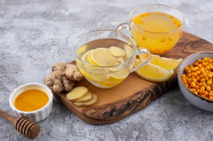 lemon ginger tea