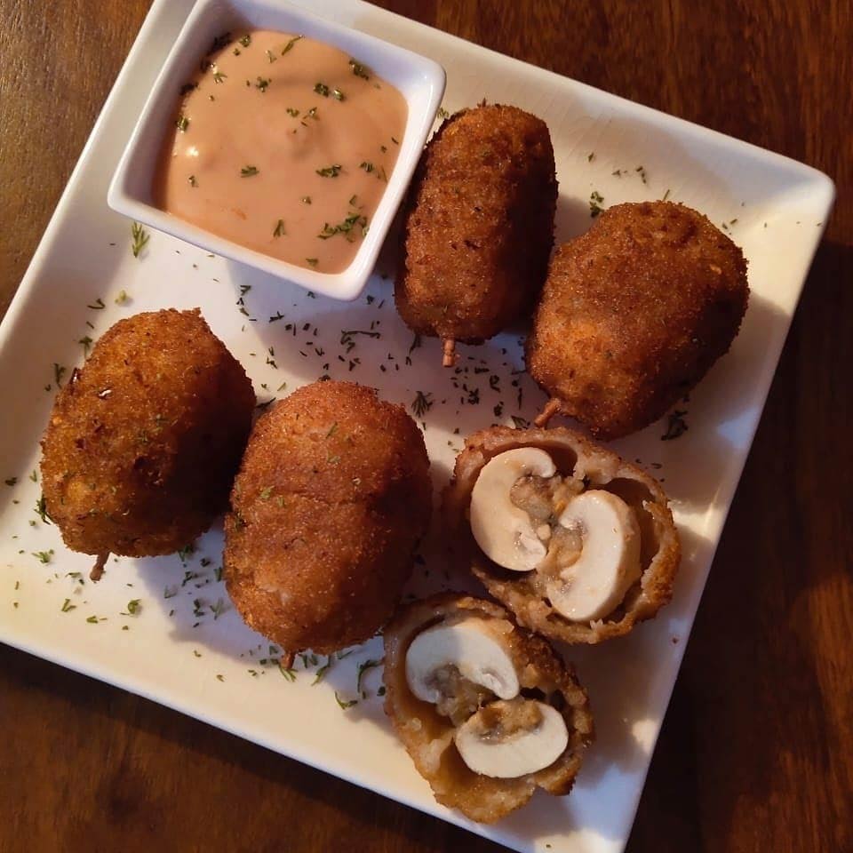 mushroom pakora recipe in hindi