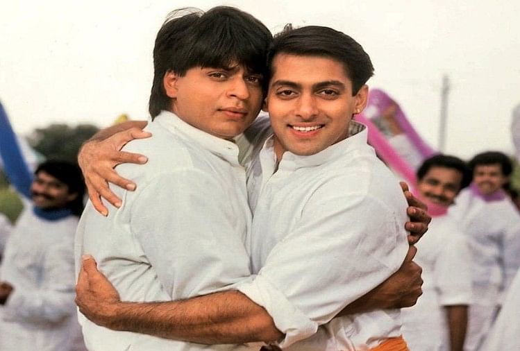 srk an salman in karan arjun