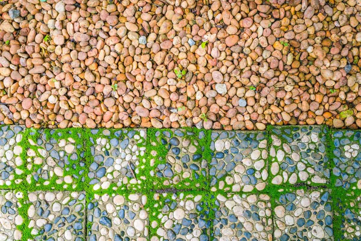 How to use pebbles in garden