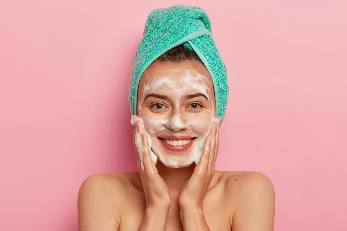 cleansing and toning sensitive skin