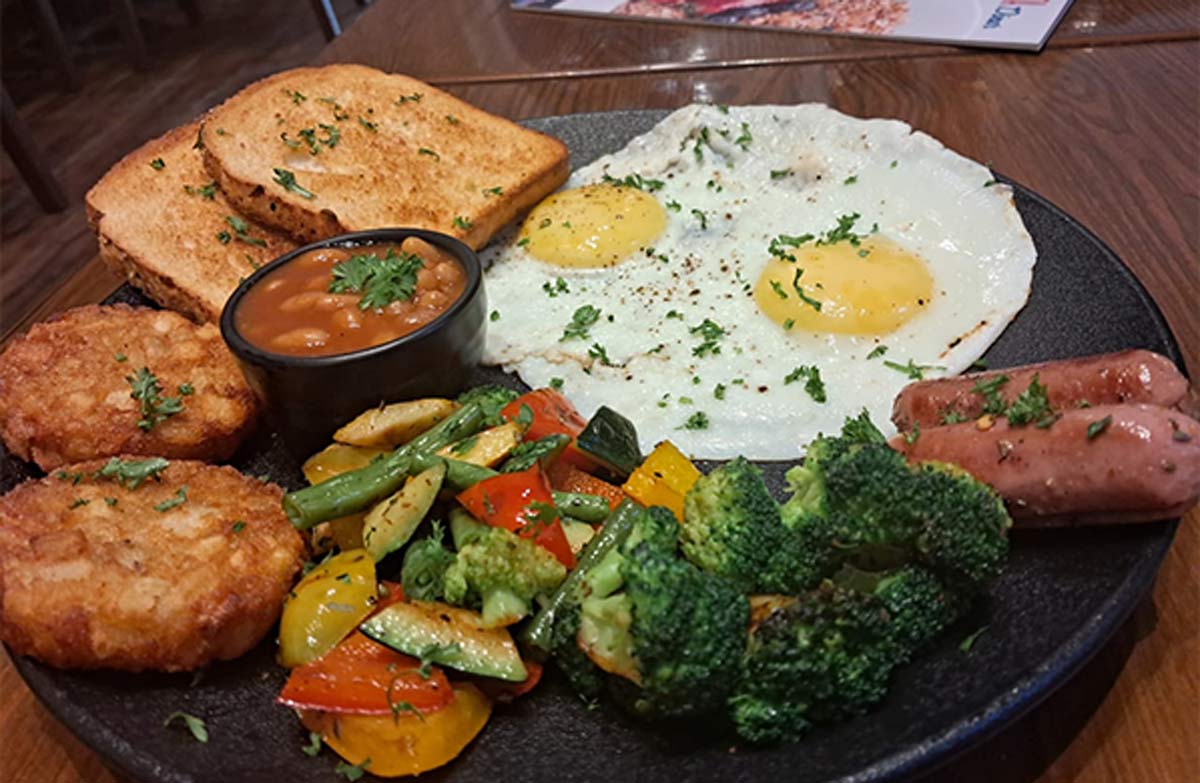 english breakfast barista diner