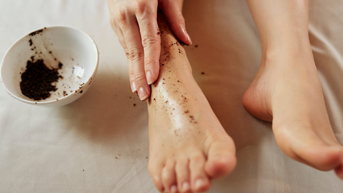 exfoliate your heels with these tips