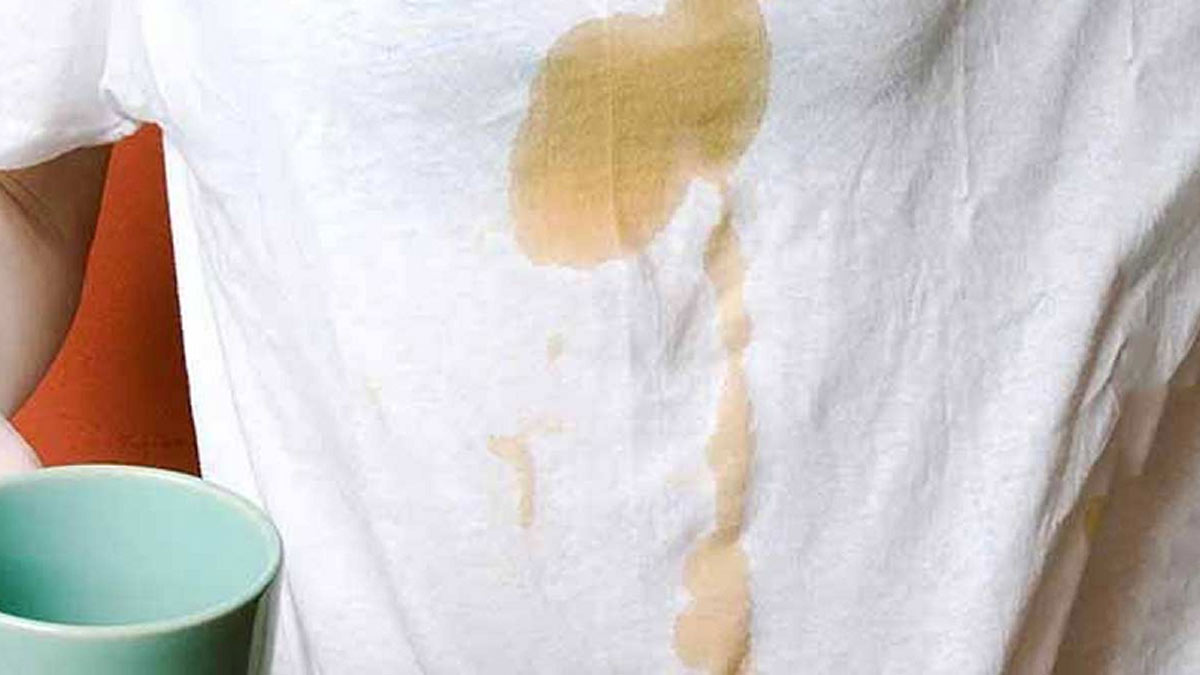 how to remove coffee tea stain