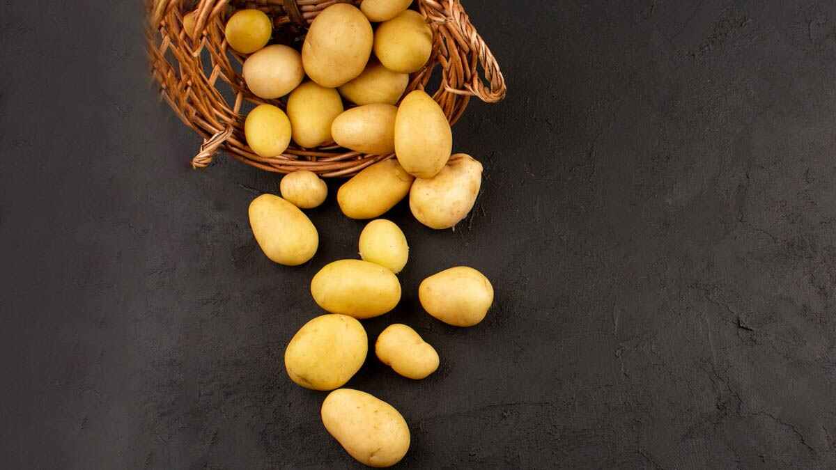 how to use potato for knee tanning