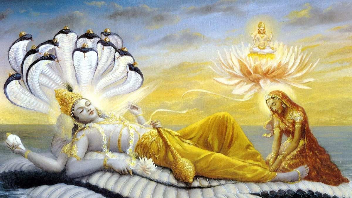 lord vishnu favourite colour