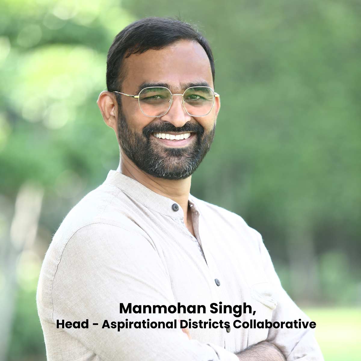 manmohan singh head aspirational districts