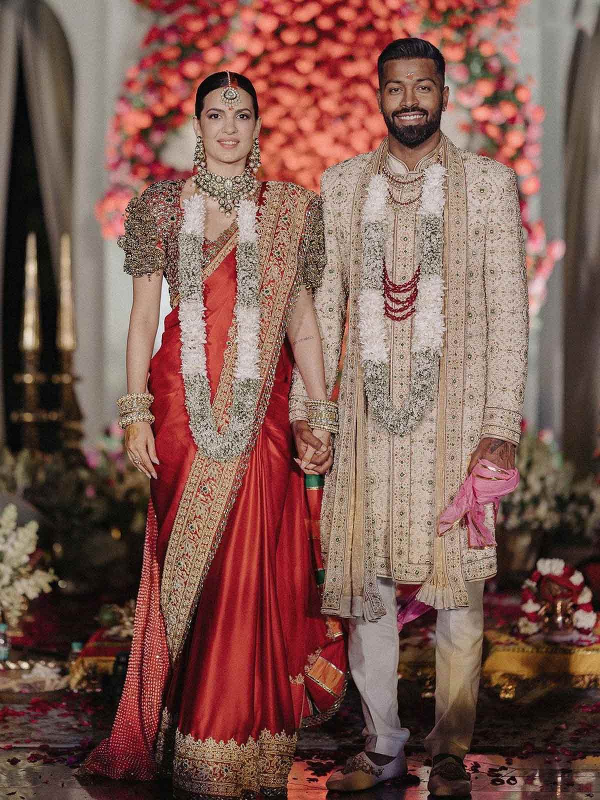 natasha stankovic wedding lehenga