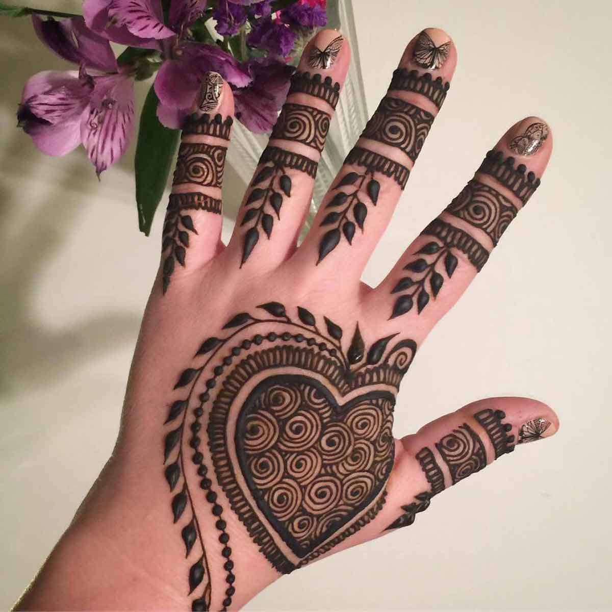 easy and quick mehndi designs new