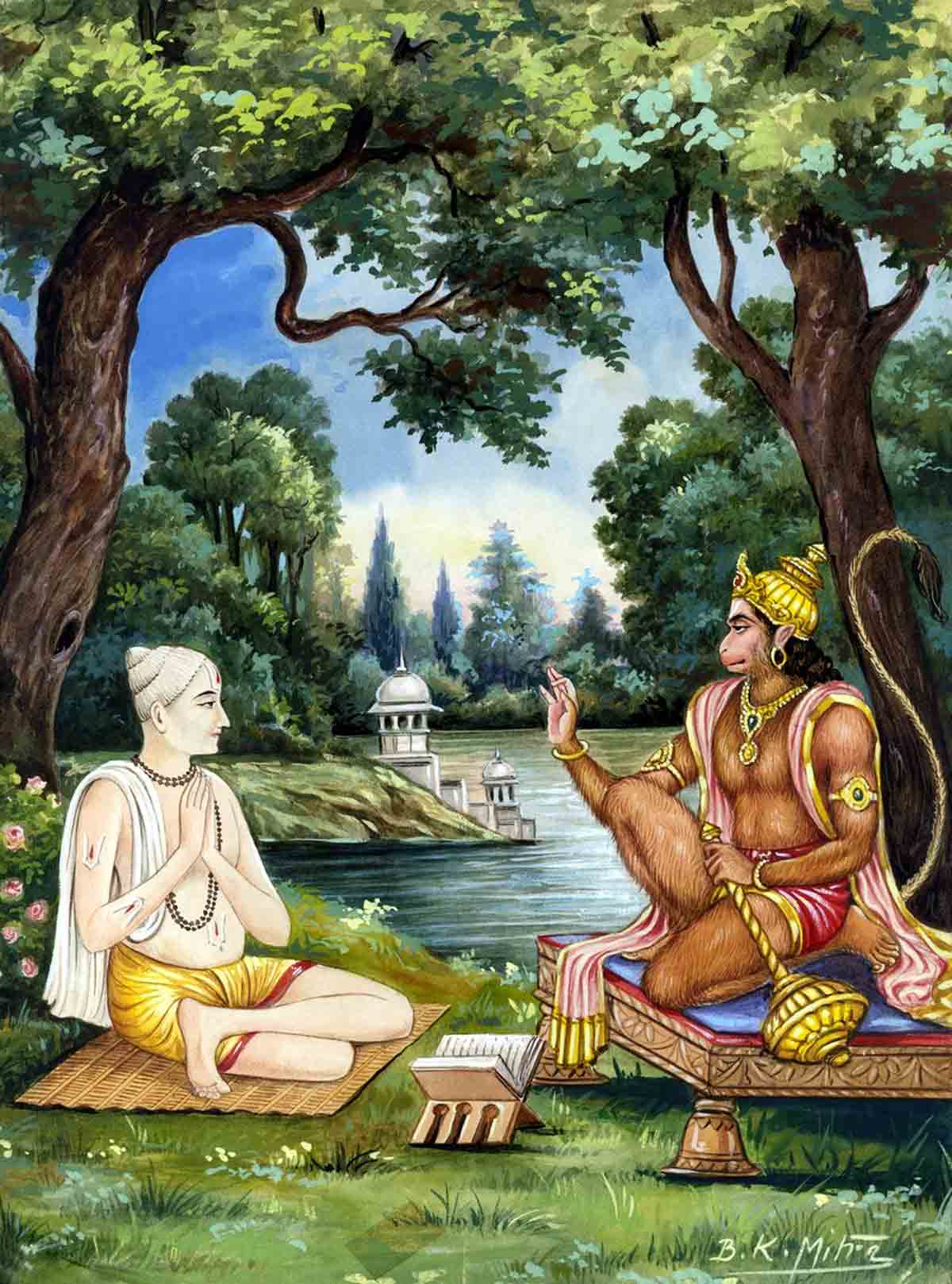 hanuman ji and tulsidas ji