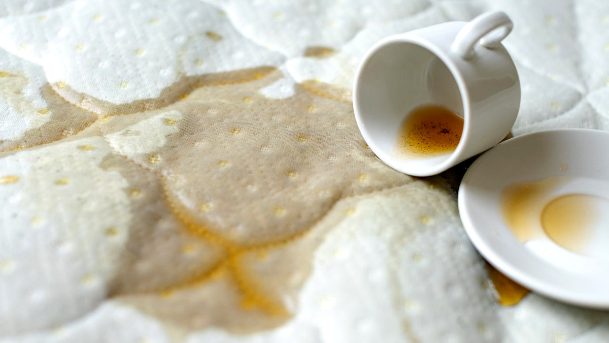 how to remove tea stain from mattress