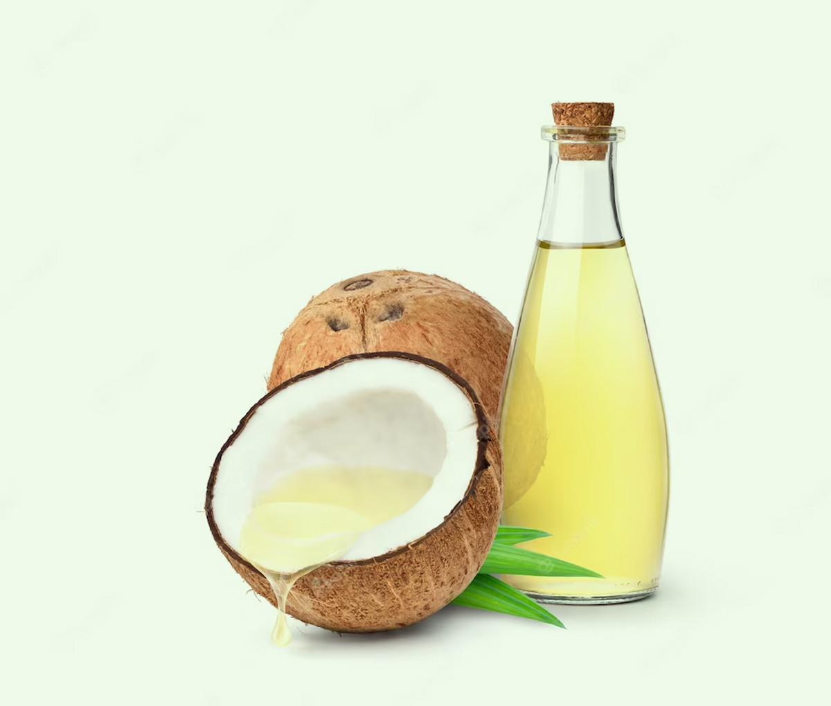 Coconut oil with soften underarms
