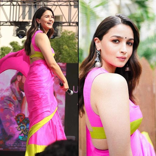 alia bhatt in saree