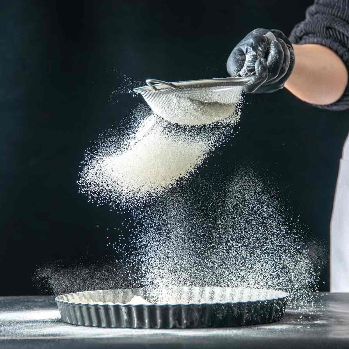 flour sifter cleaning