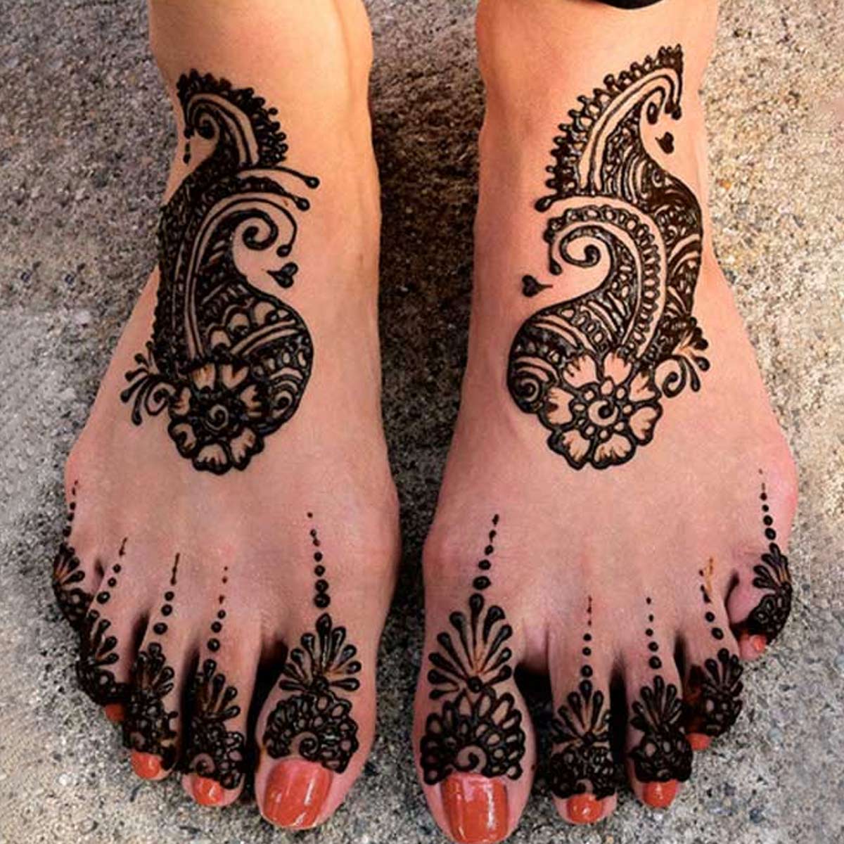 foot keri mehndi