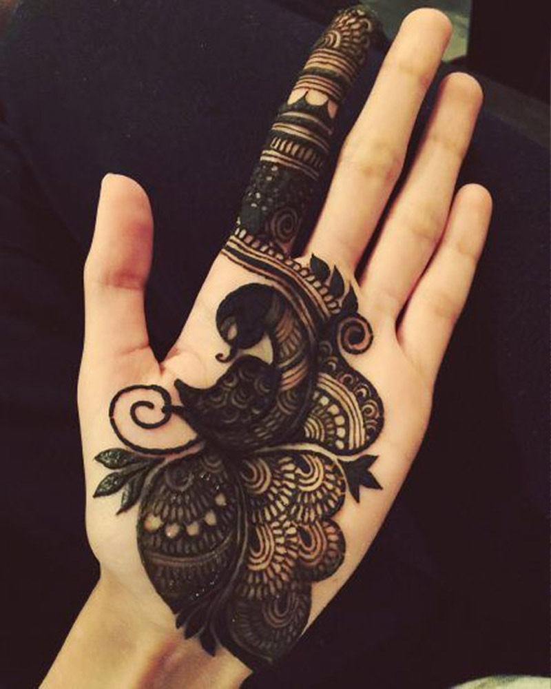 mor design mehndi