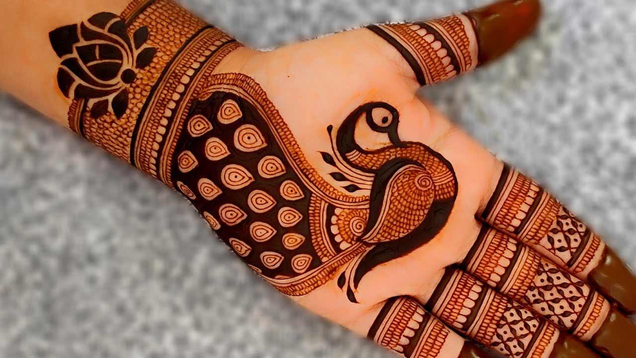 mor design mehndi
