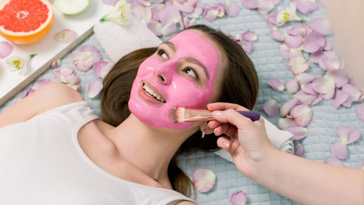 rose water face pack