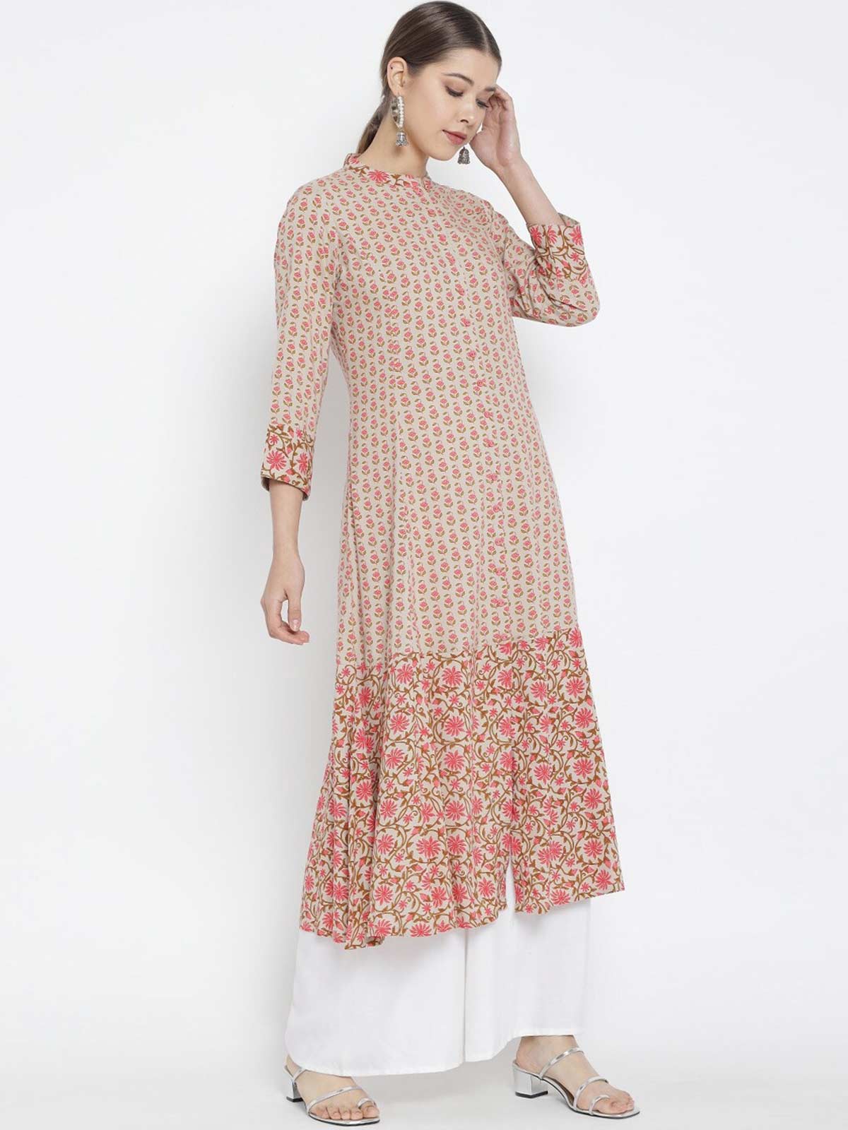 A line kurti designs
