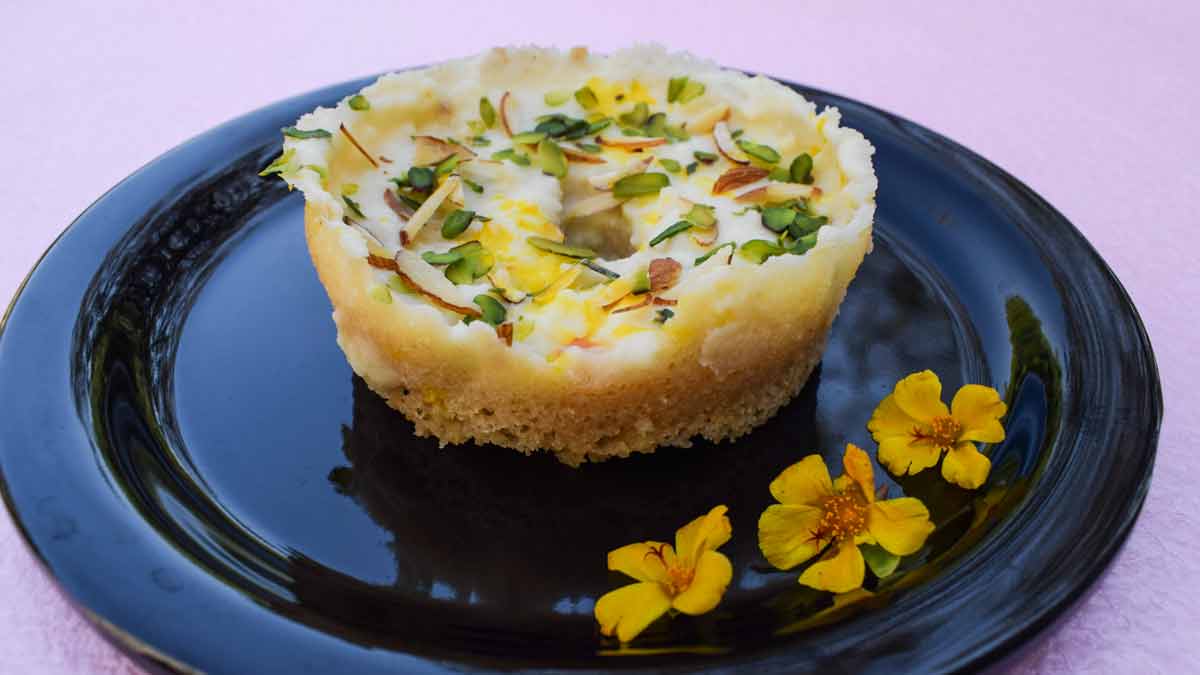 Crispy Ghevar Recipe