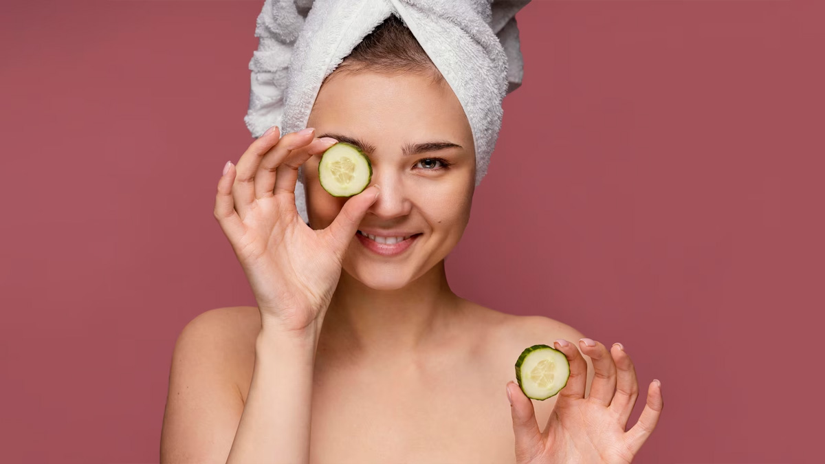 Cucumber for skin
