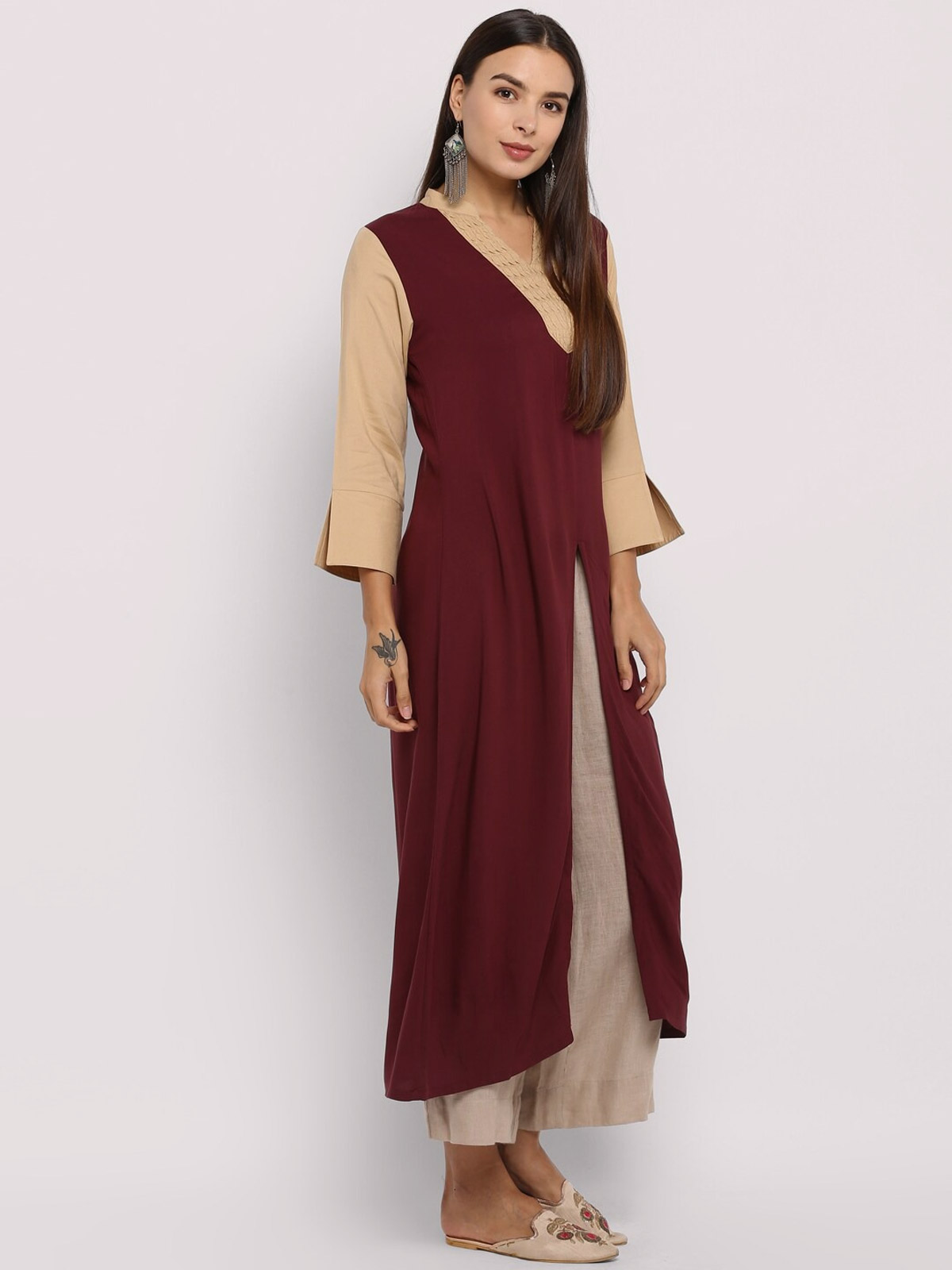 Front slit kurti