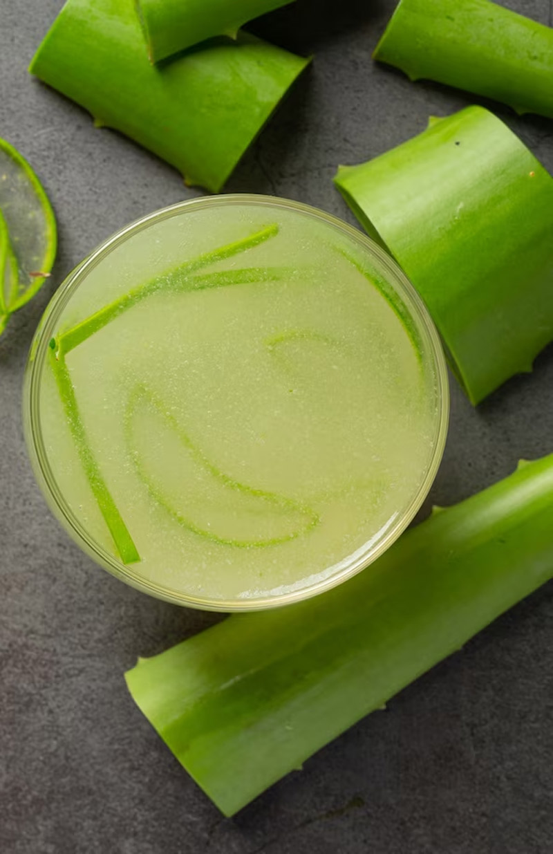 can aloevera juice reduce melanin in body