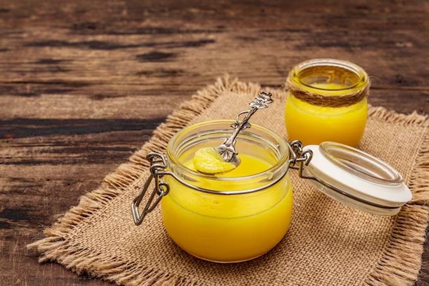 ghee to reduce body heat