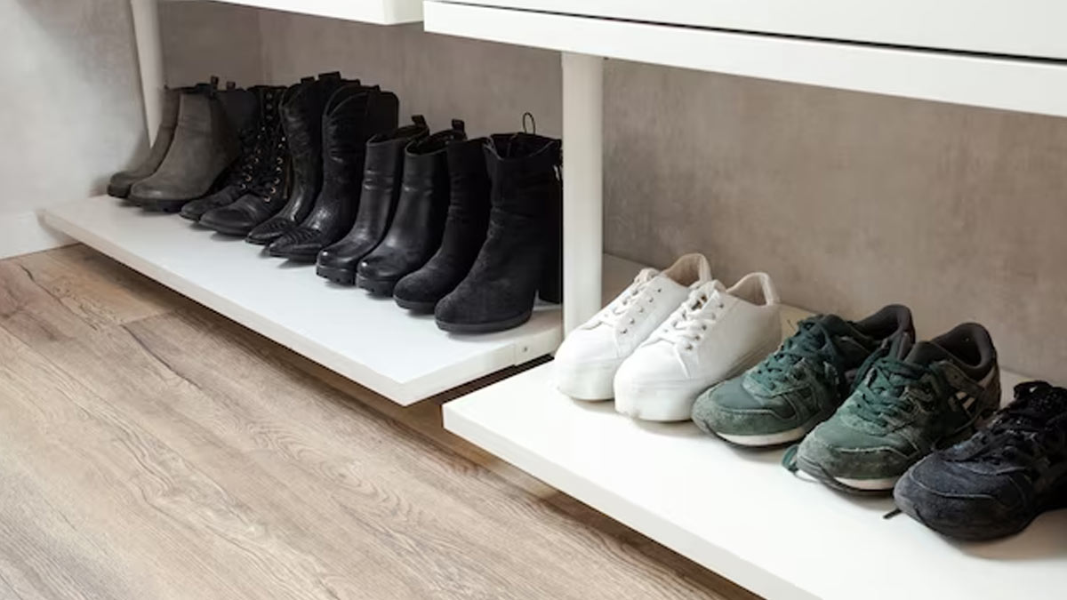 shoe rack smell hack