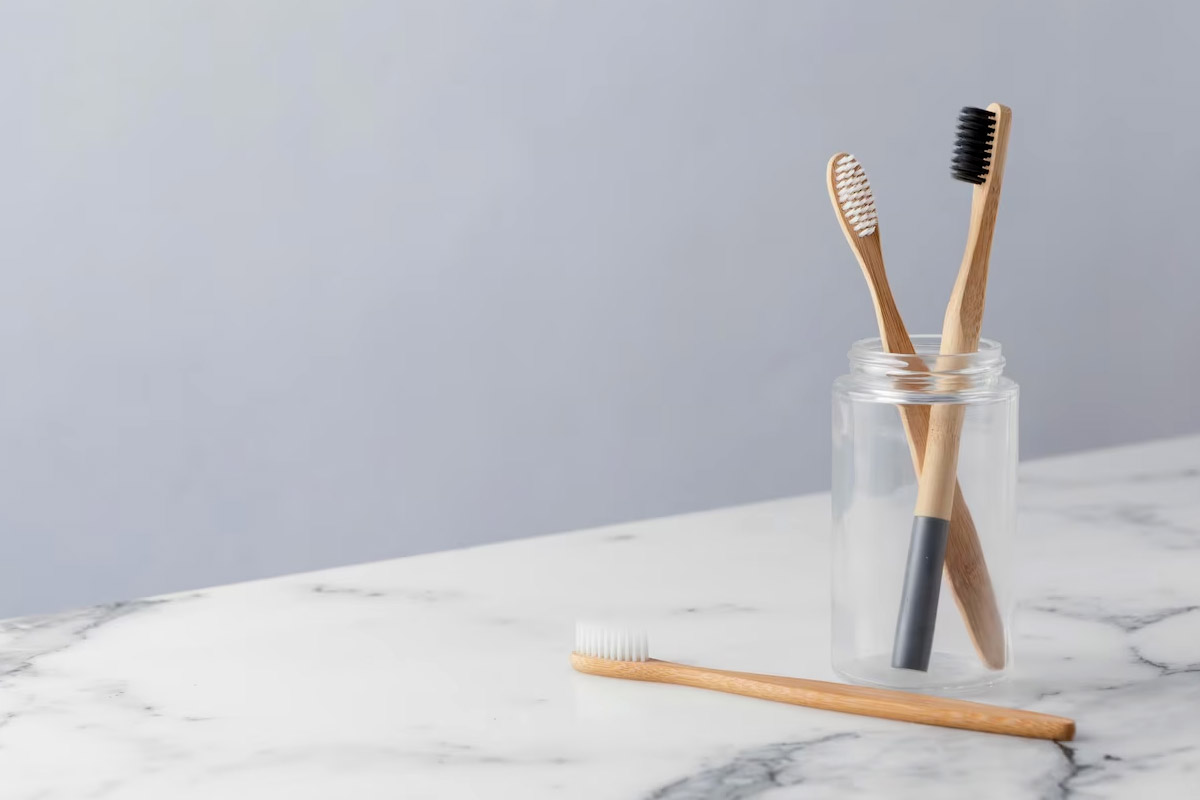 use tooth brush to clean house