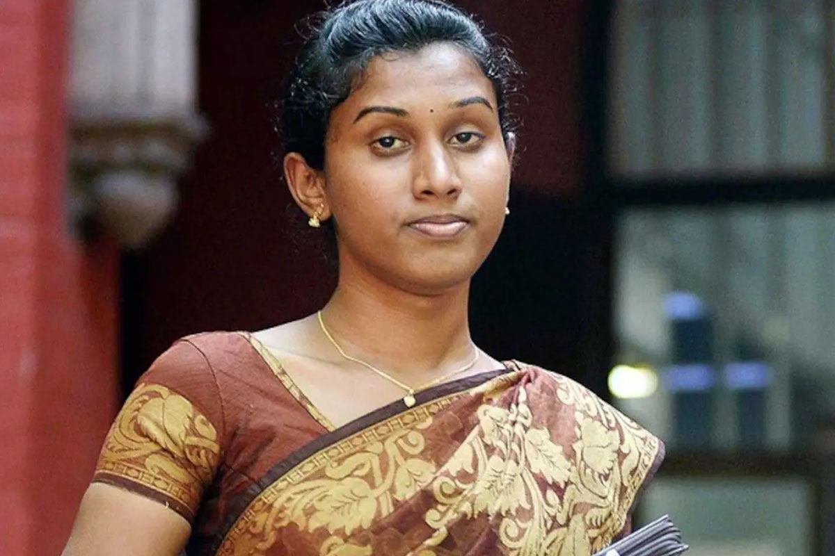 who is india first transgender sub inspector