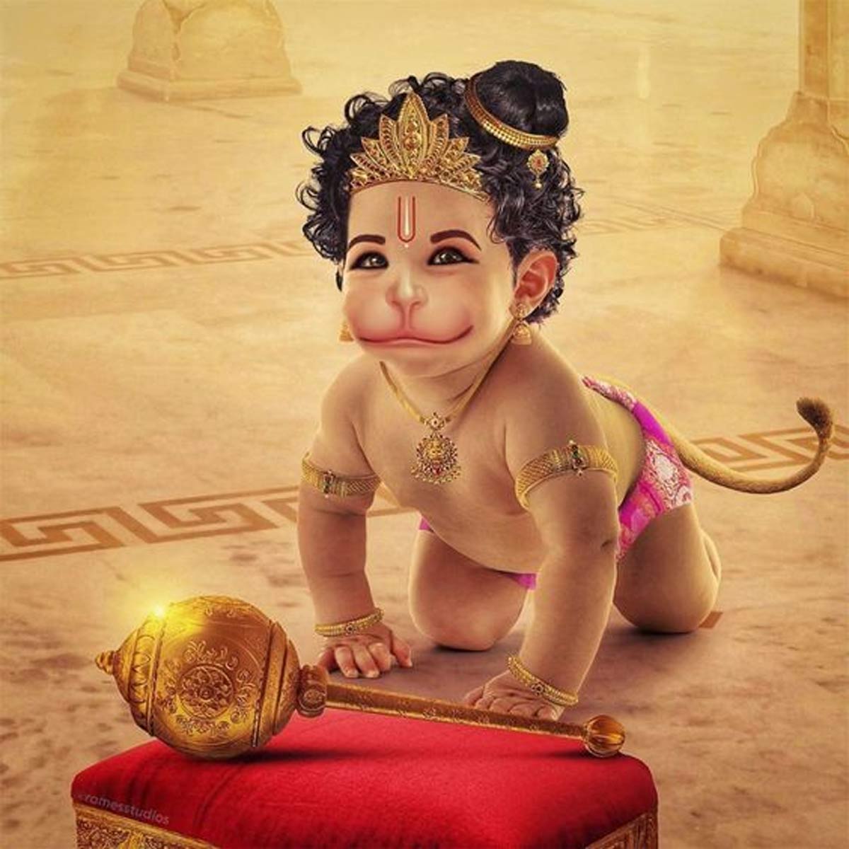 why did hanuman ji take birth as monkey