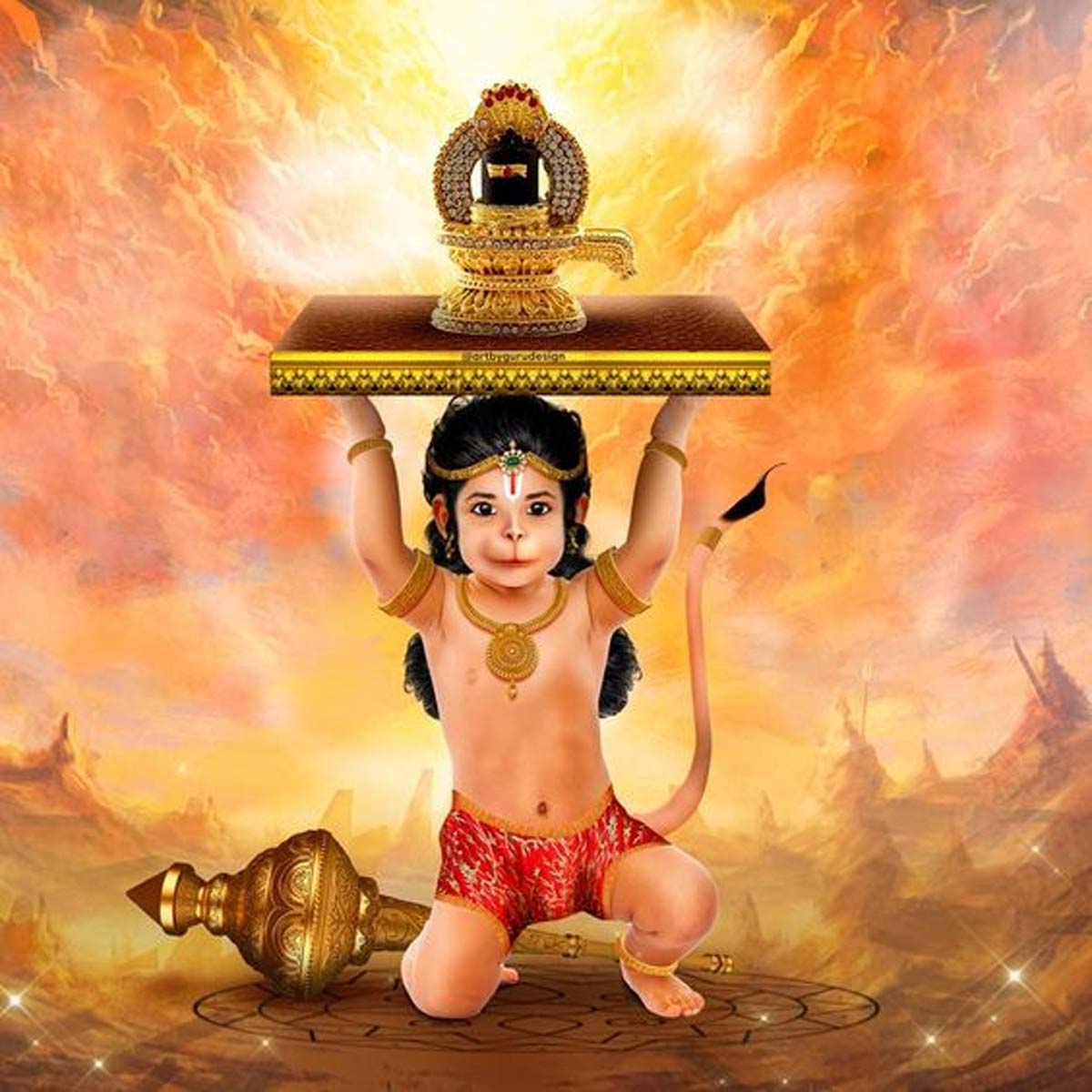 why did lord hanuman take birth as monkey